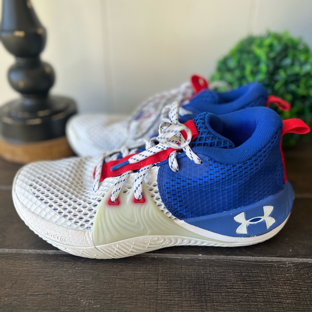 Under Armour Embiid 1 Basketball Athletic Shoes Youth Size 6.5 Brotherly Love